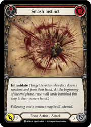 Flesh and Blood TCG | Smash Instinct (Red) [U-WTR026] (Welcome to Rathe Unlimited)  Unlimited Rainbow Foil | The Nerd Merchant