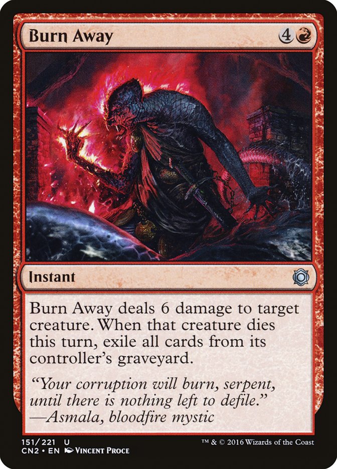 Magic | Burn Away [Conspiracy: Take the Crown] | The Nerd Merchant