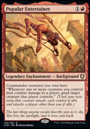 Magic | Popular Entertainer [Commander Legends: Battle for Baldur's Gate] | The Nerd Merchant