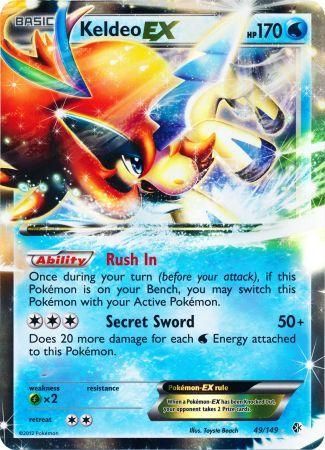 Pokemon | Keldeo EX (49/149) (Jumbo Card) [Black & White: Boundaries Crossed] | The Nerd Merchant