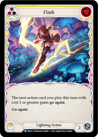 Flesh and Blood TCG | Flash (Yellow) [BRI031] (Tales of Aria Briar Blitz Deck)  1st Edition Normal | The Nerd Merchant
