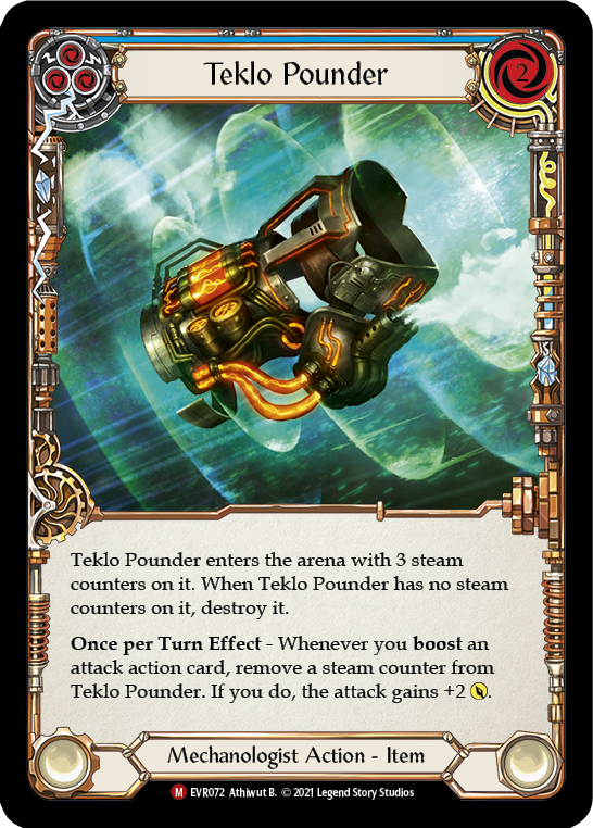 Flesh and Blood TCG | Teklo Pounder [EVR072] (Everfest)  1st Edition Normal | The Nerd Merchant