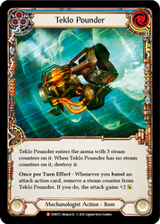 Flesh and Blood TCG | Teklo Pounder [EVR072] (Everfest)  1st Edition Rainbow Foil | The Nerd Merchant