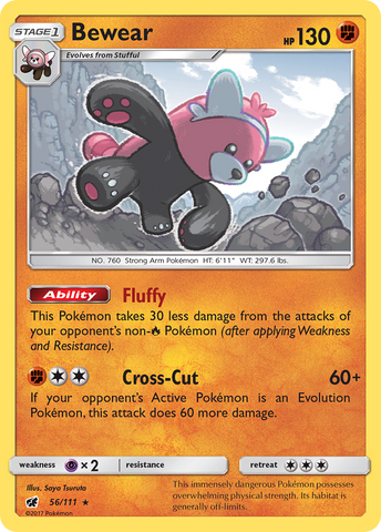 Pokemon | Bewear (56/111) [Sun & Moon: Crimson Invasion] | The Nerd Merchant