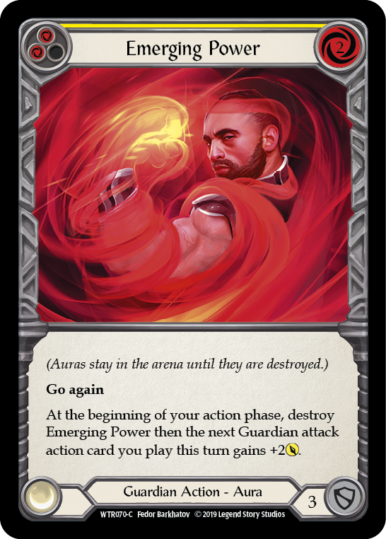 Flesh and Blood TCG | Emerging Power (Yellow) [WTR070-C] (Welcome to Rathe)  Alpha Print Normal | The Nerd Merchant