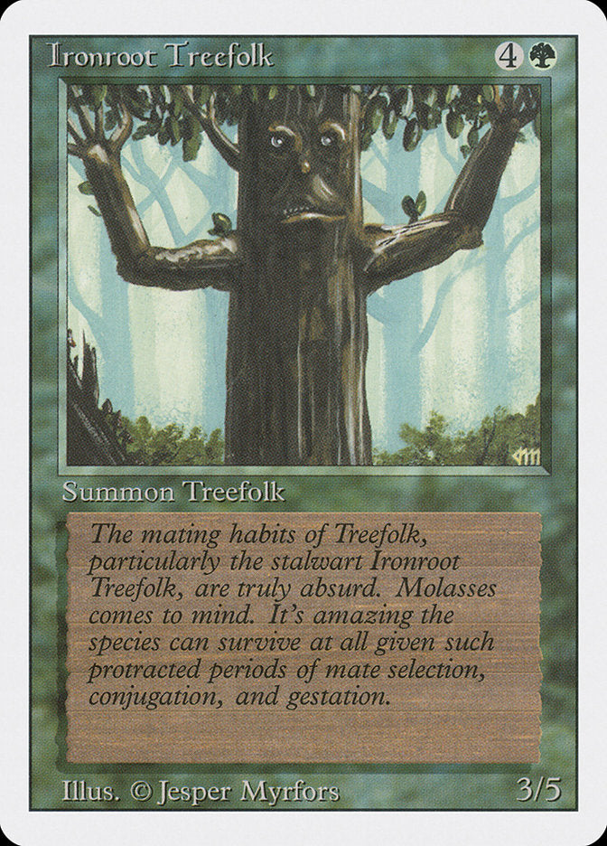 Magic | Ironroot Treefolk [Revised Edition] | The Nerd Merchant
