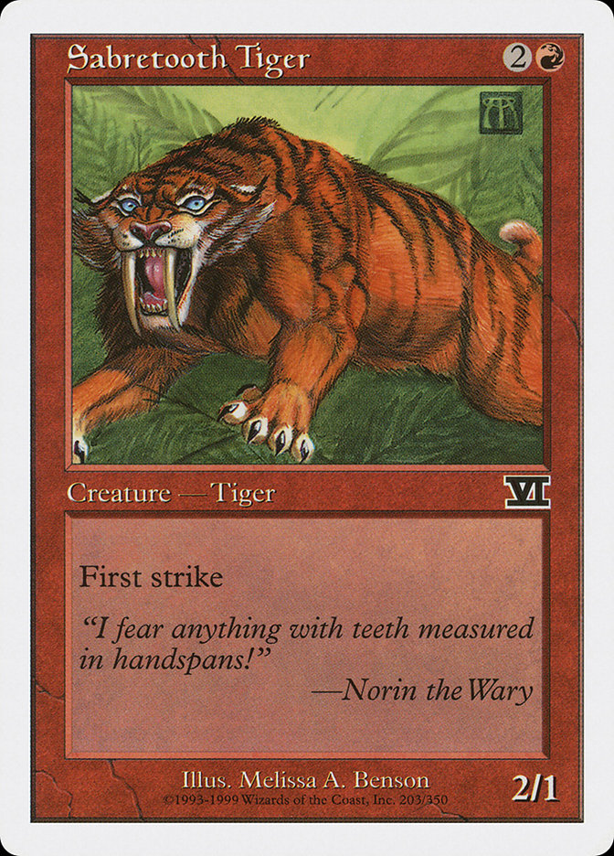 Magic | Sabretooth Tiger [Classic Sixth Edition] | The Nerd Merchant