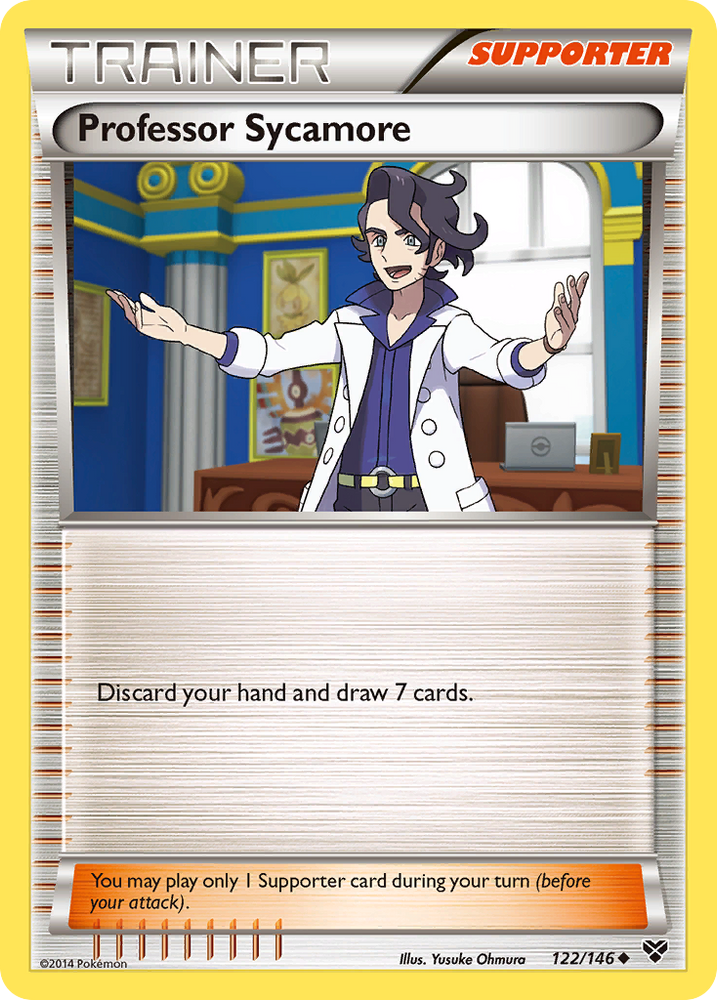 Pokemon | Professor Sycamore (122/146) [XY: Base Set] | The Nerd Merchant
