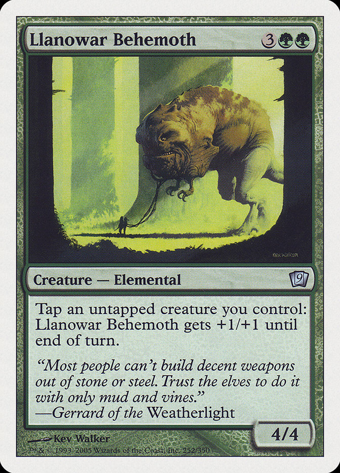 Magic | Llanowar Behemoth [Ninth Edition] | The Nerd Merchant