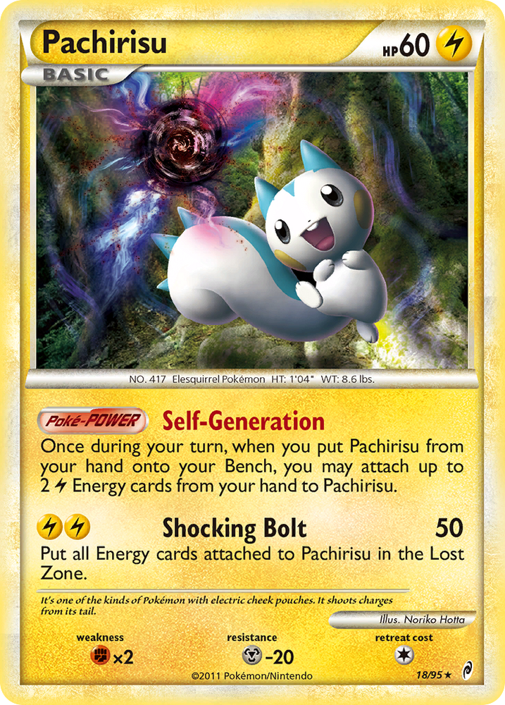Pokemon | Pachirisu (18/95) [HeartGold & SoulSilver: Call of Legends] | The Nerd Merchant