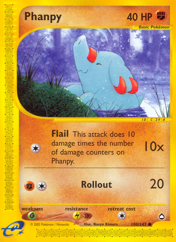 Pokemon | Phanpy (100/147) [Aquapolis] | The Nerd Merchant