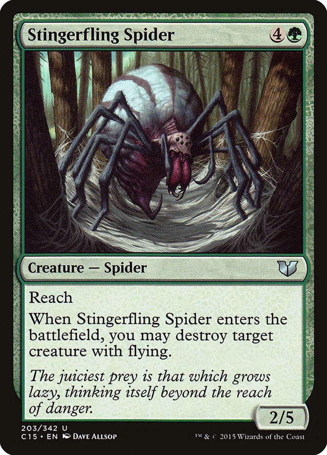 Magic | Stingerfling Spider [Commander 2015] | The Nerd Merchant