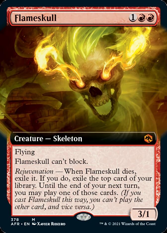 Magic | Flameskull (Extended Art) [Dungeons & Dragons: Adventures in the Forgotten Realms] | The Nerd Merchant
