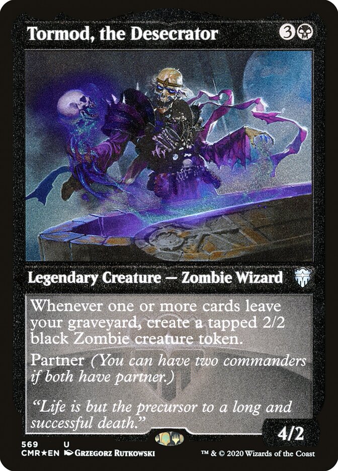 Magic | Tormod, the Desecrator (Etched) [Commander Legends] | The Nerd Merchant