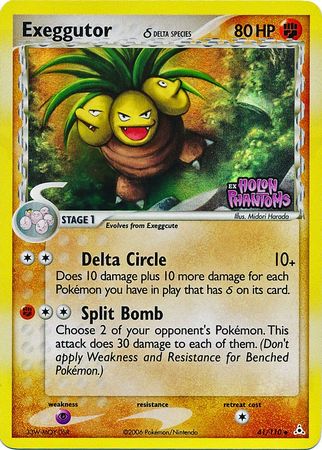 Pokemon | Exeggutor (41/110) (Delta Species) (Stamped) [EX: Holon Phantoms] | The Nerd Merchant