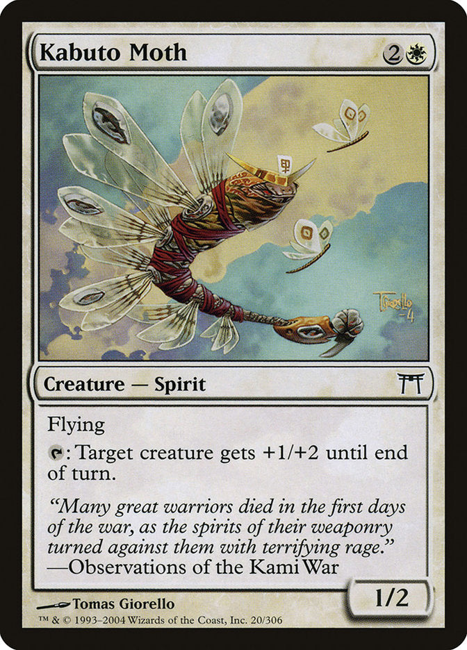 Magic | Kabuto Moth [Champions of Kamigawa] | The Nerd Merchant