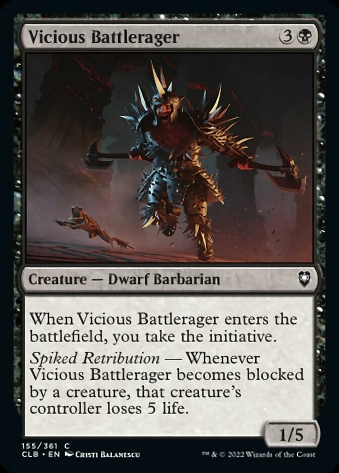 Magic | Vicious Battlerager [Commander Legends: Battle for Baldur's Gate] | The Nerd Merchant