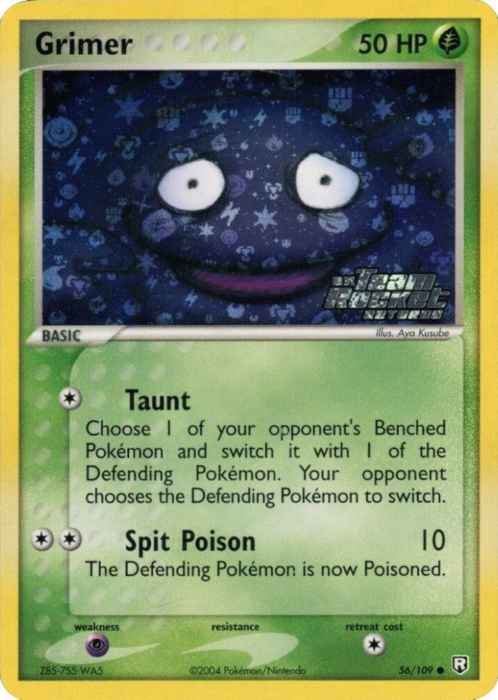 Pokemon | Grimer (56/109) (Stamped) [EX: Team Rocket Returns] | The Nerd Merchant
