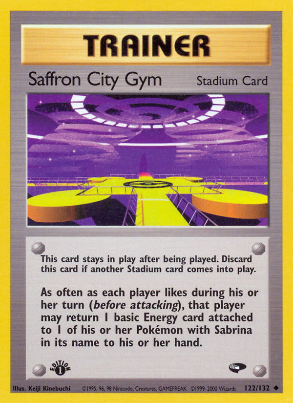 Pokemon | Saffron City Gym (122/132) [Gym Challenge 1st Edition] | The Nerd Merchant