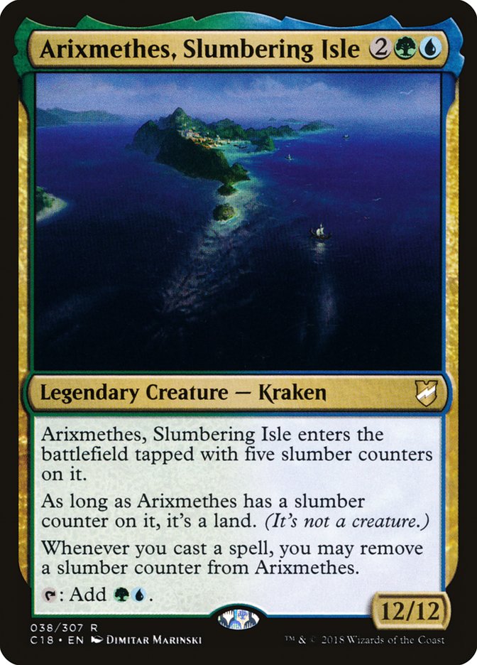 Magic | Arixmethes, Slumbering Isle [Commander 2018] | The Nerd Merchant