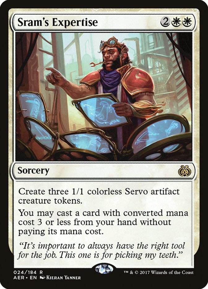 Magic | Sram's Expertise [Aether Revolt] | The Nerd Merchant