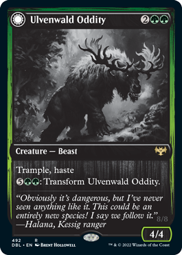 Magic | Ulvenwald Oddity // Ulvenwald Behemoth [Innistrad: Double Feature] | The Nerd Merchant