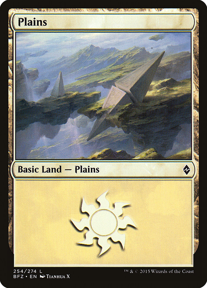 Magic | Plains (254) [Battle for Zendikar] | The Nerd Merchant