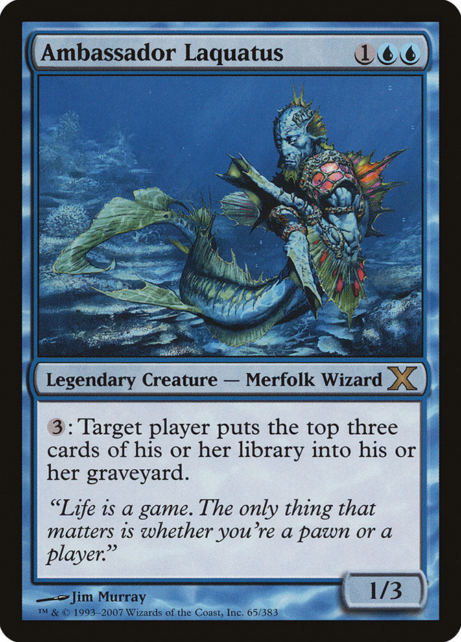 Magic | Ambassador Laquatus [Tenth Edition] | The Nerd Merchant