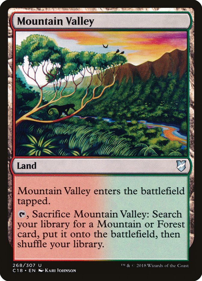 Magic | Mountain Valley [Commander 2018] | The Nerd Merchant