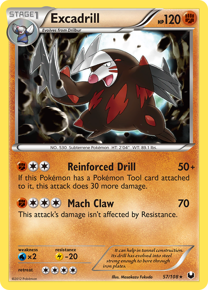 Pokemon | Excadrill (57/108) [Black & White: Dark Explorers] | The Nerd Merchant
