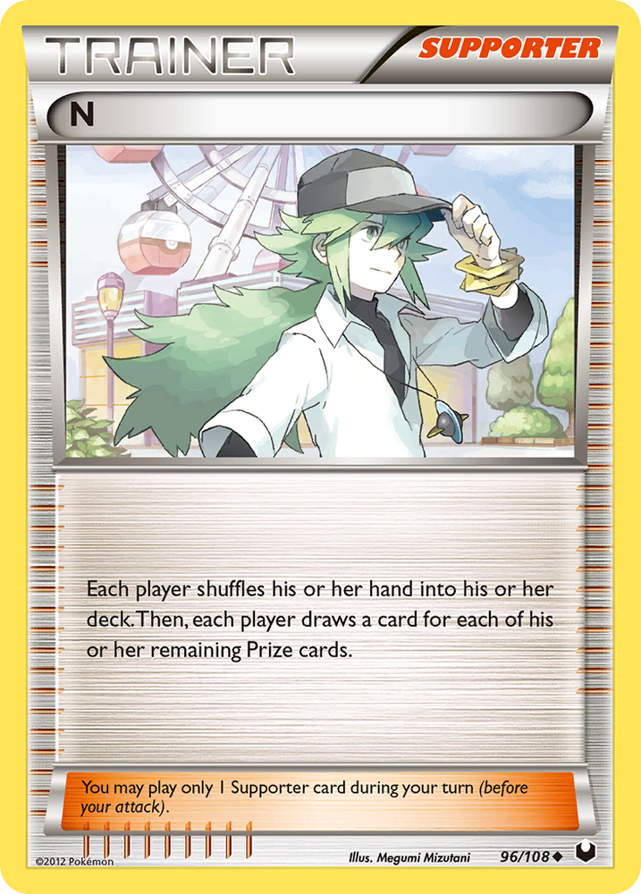 Pokemon | N (96/108) [Black & White: Dark Explorers] | The Nerd Merchant