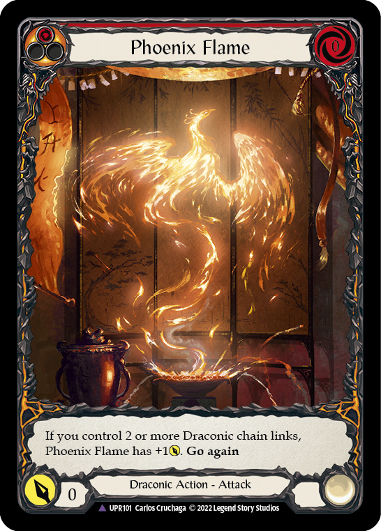 Flesh and Blood TCG | Phoenix Flame (Marvel) [UPR101] (Uprising)  Cold Foil | The Nerd Merchant