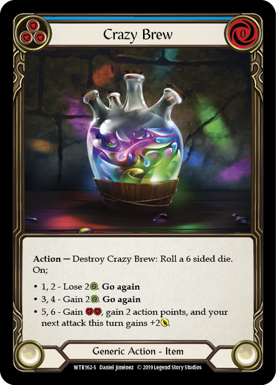 Flesh and Blood TCG | Crazy Brew [WTR162-S] (Welcome to Rathe)  Alpha Print Rainbow Foil | The Nerd Merchant