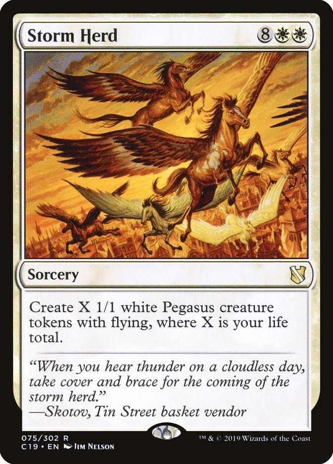 Magic | Storm Herd [Commander 2019] | The Nerd Merchant