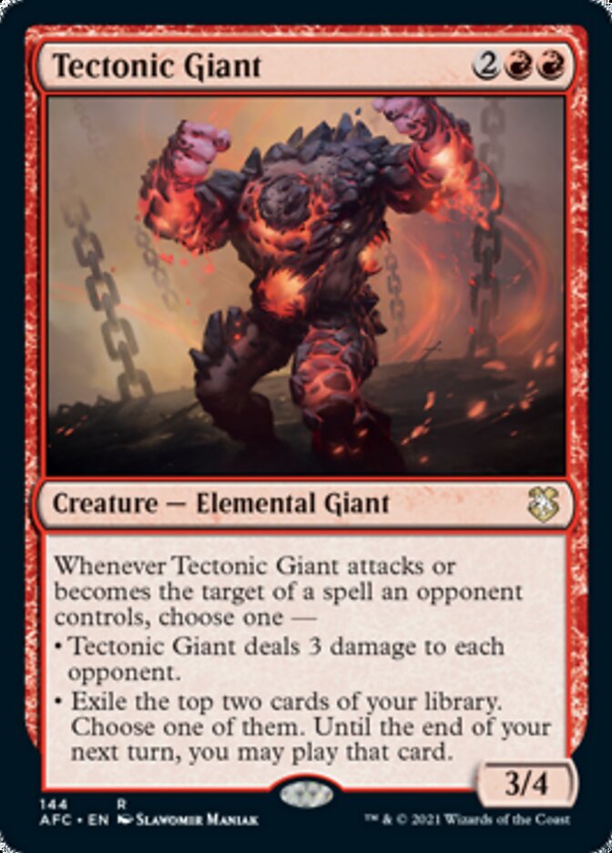 Magic | Tectonic Giant [Dungeons & Dragons: Adventures in the Forgotten Realms Commander] | The Nerd Merchant