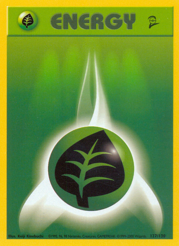 Pokemon | Grass Energy (127/130) [Base Set 2] | The Nerd Merchant