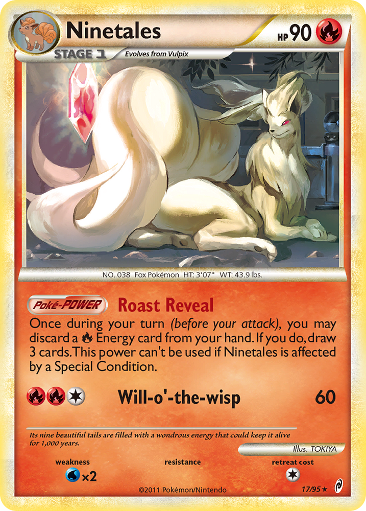 Pokemon | Ninetales (17/95) [HeartGold & SoulSilver: Call of Legends] | The Nerd Merchant
