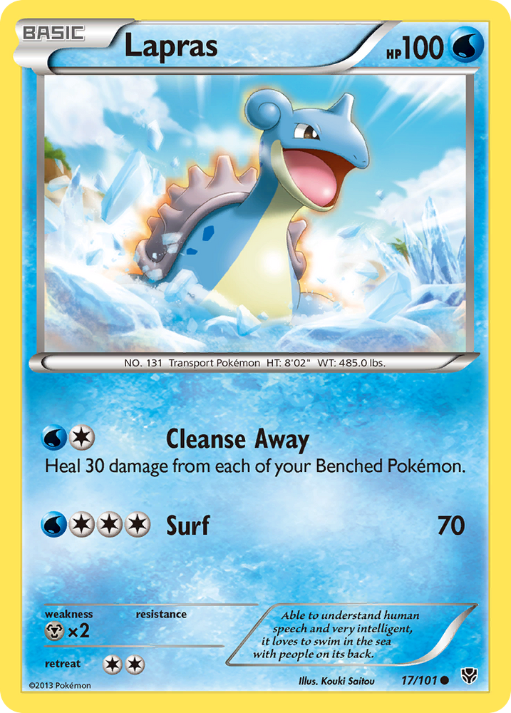 Pokemon | Lapras (17/101) [Black & White: Plasma Blast] | The Nerd Merchant