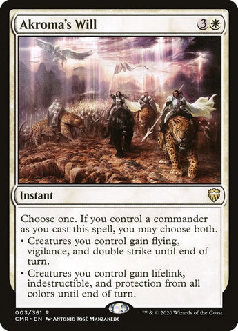 Magic | Akroma's Will [Commander Legends] | The Nerd Merchant
