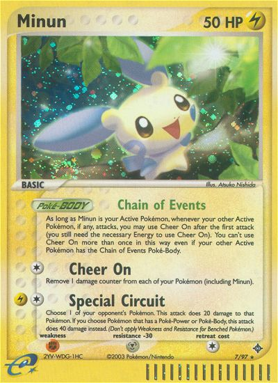 Pokemon | Minun (7/97) [EX: Dragon] | The Nerd Merchant