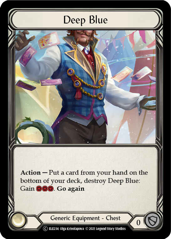 Flesh and Blood TCG | Deep Blue [U-ELE234] (Tales of Aria Unlimited)  Unlimited Rainbow Foil | The Nerd Merchant