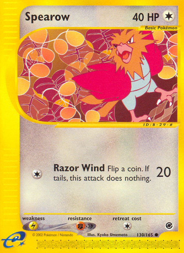 Pokemon | Spearow (130/165) [Expedition: Base Set] | The Nerd Merchant