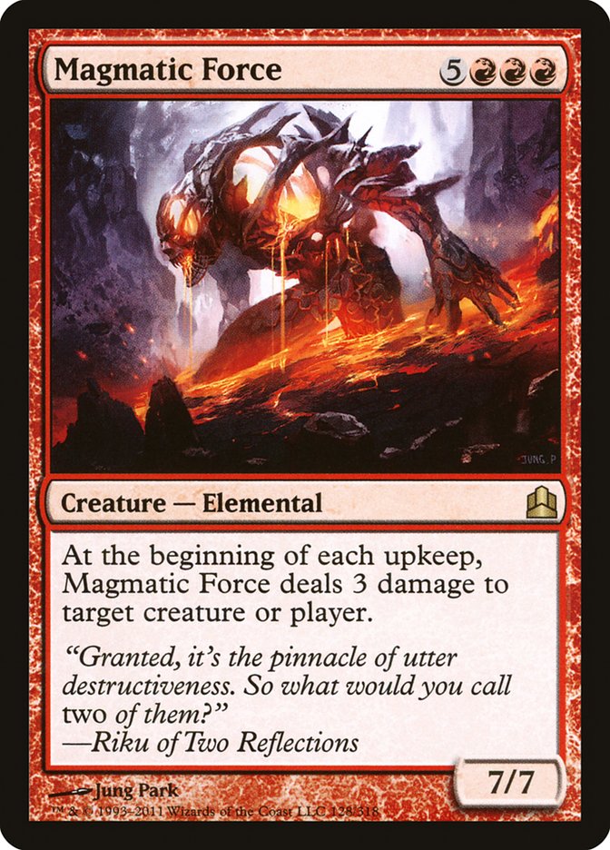 Magic | Magmatic Force [Commander 2011] | The Nerd Merchant