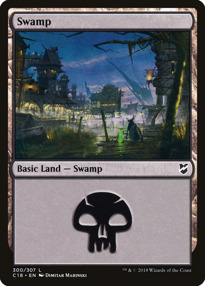 Magic | Swamp (300) [Commander 2018] | The Nerd Merchant