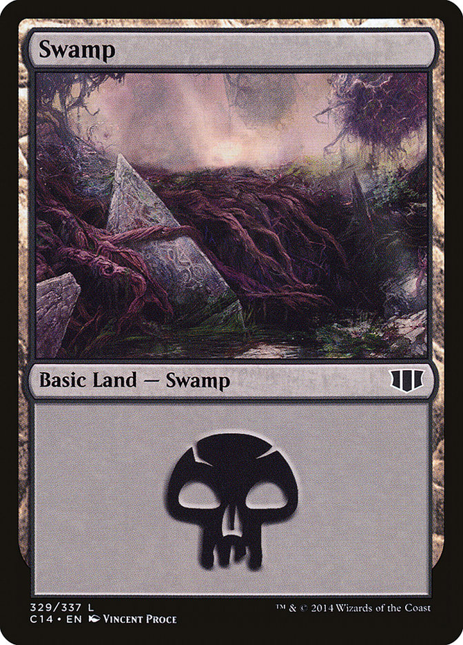 Magic | Swamp (329) [Commander 2014] | The Nerd Merchant