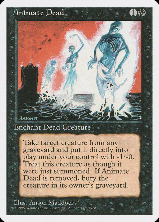 Magic | Animate Dead [Fourth Edition] | The Nerd Merchant