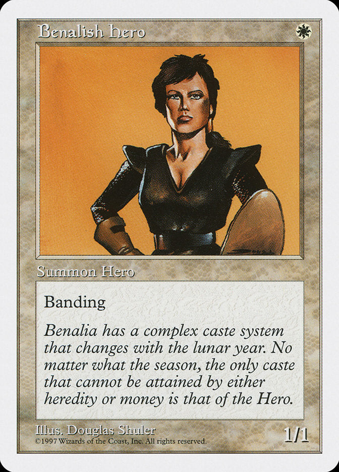 Magic | Benalish Hero [Fifth Edition] | The Nerd Merchant
