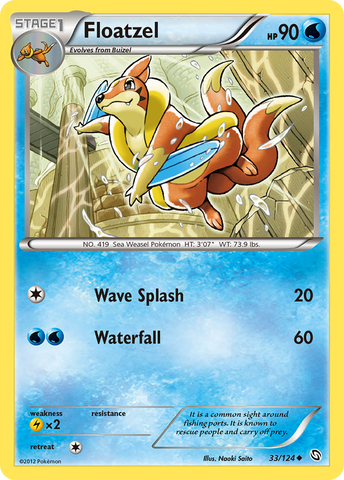 Pokemon | Floatzel (33/124) [Black & White: Dragons Exalted] | The Nerd Merchant