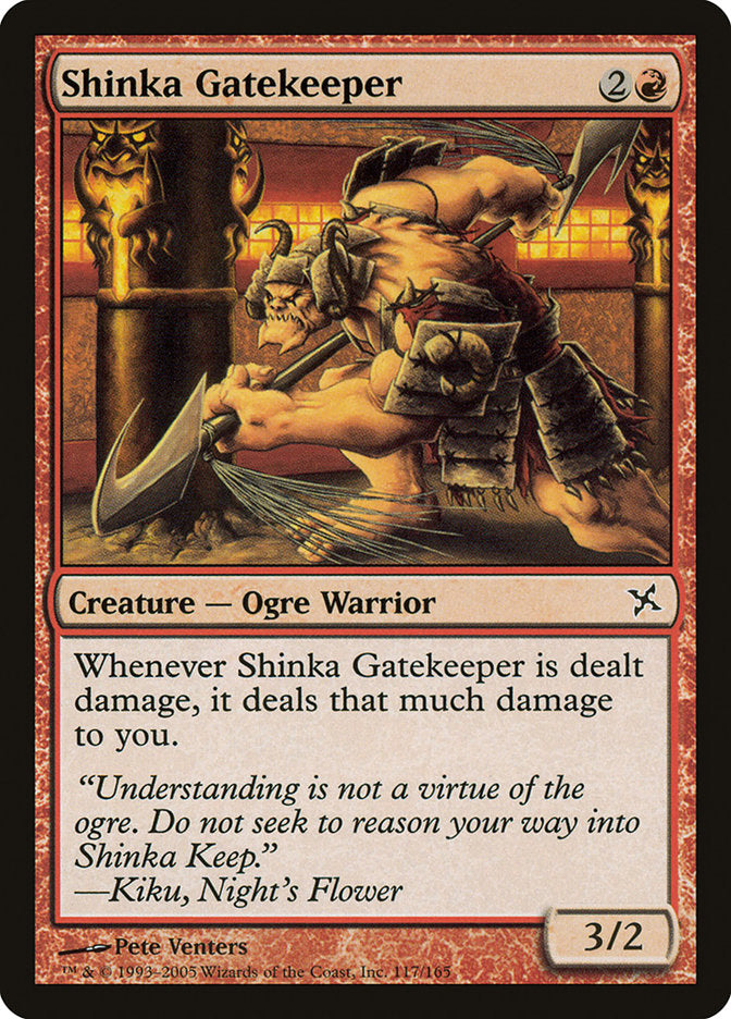 Magic | Shinka Gatekeeper [Betrayers of Kamigawa] | The Nerd Merchant