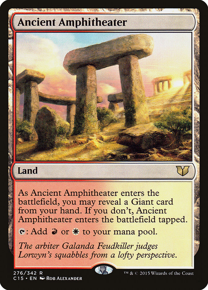 Magic | Ancient Amphitheater [Commander 2015] | The Nerd Merchant